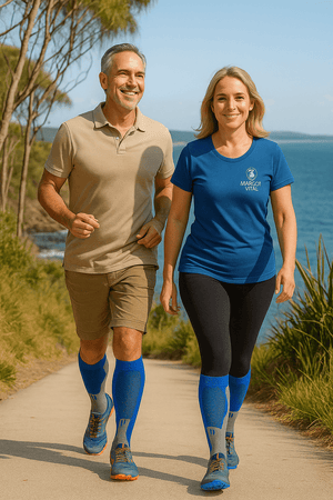 Compression Support Socks – ColourBurst Everyday Comfort by Margot Vital Margot Vital