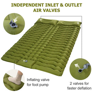Double Self-Inflating Camping Mattress Margot Vital